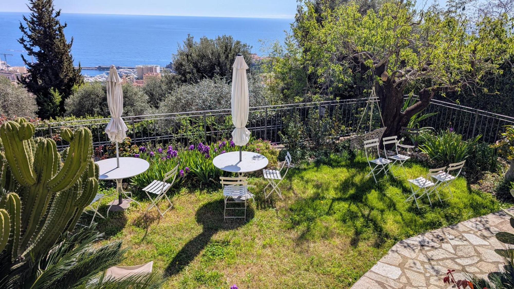 Le Mas D'Angeline, Vue Mer, Jardin Commun, Parking, Voiture Requise, 10 Min En Voiture De Monaco, Route Etroite, Pente Raide, Croisement Limite, Sea View, Shared Garden, Parking, Car Required, 10 Min Drive From Monaco, Narrow Steep Road, Limited Pass Beausoleil Dış mekan fotoğraf
