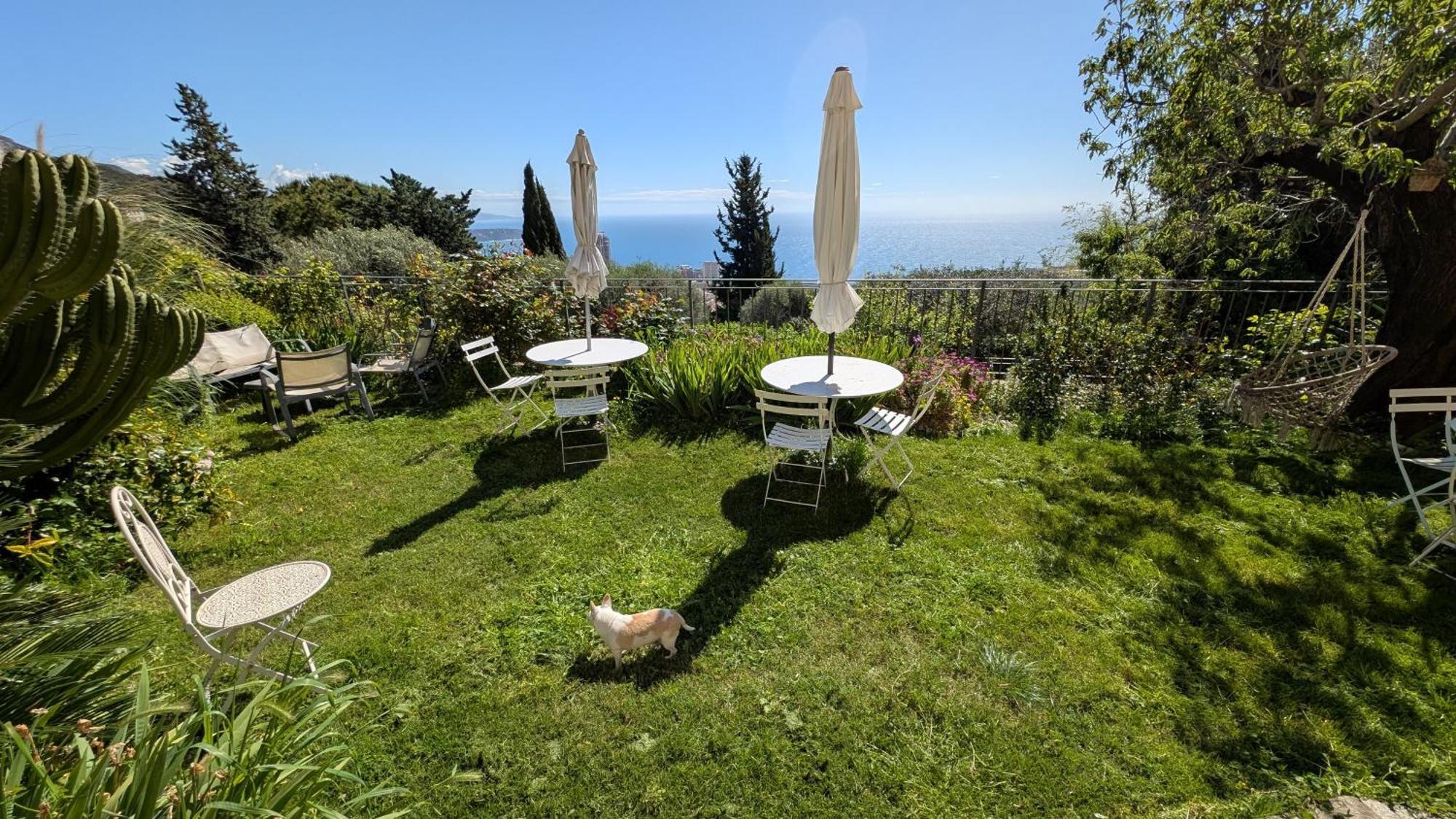 Le Mas D'Angeline, Vue Mer, Jardin Commun, Parking, Voiture Requise, 10 Min En Voiture De Monaco, Route Etroite, Pente Raide, Croisement Limite, Sea View, Shared Garden, Parking, Car Required, 10 Min Drive From Monaco, Narrow Steep Road, Limited Pass Beausoleil Dış mekan fotoğraf